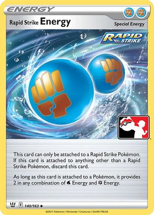 Prize Pack Series Cards Rapid Strike Energy #140