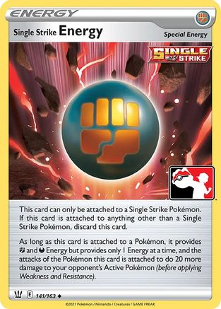 Prize Pack Series Cards Single Strike Energy #141