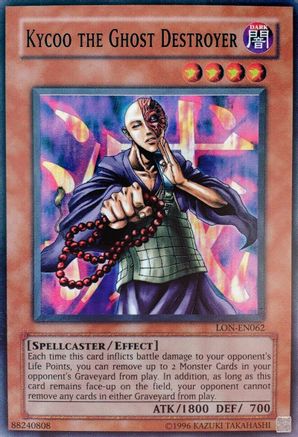 Yu-Gi-Oh! - Kycoo The Ghost Destroyer (LCYW-EN242) - Colección Legendaria 3: Mundo De Yugi - Edición Ilimitada - Secret Rare