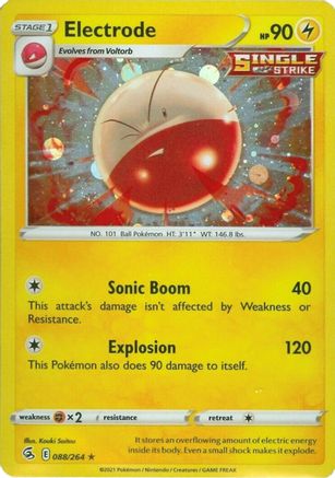 electrode card