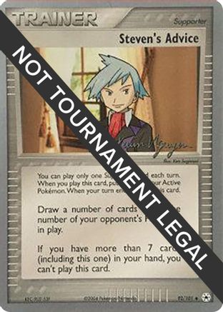 World Championship Decks Steven's Advice - 2004 (Kevin Nguyen) #92