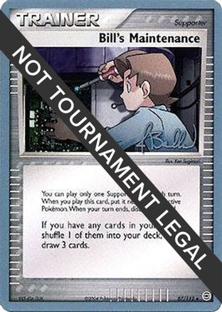 World Championship Decks Bill's Maintenance - 2006 (Jimmy Ballard) #87
