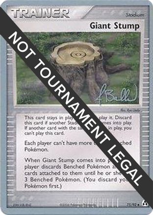 World Championship Decks Giant Stump - 2006 (Jimmy Ballard) #75