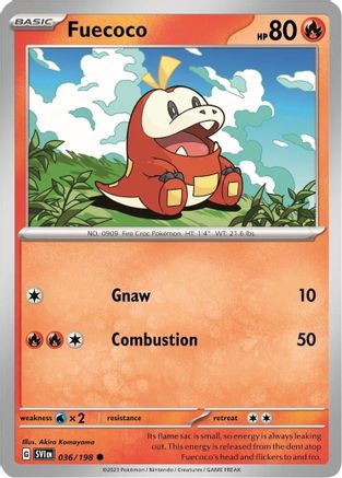 Miscellaneous Cards & Products Fuecoco - 036/198 (Mirage Holo) #036