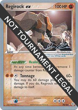 World Championship Decks Regirock ex - 2006 (Jason Klaczynski) #98