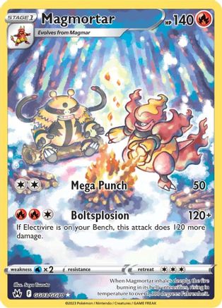 SWSH: Crown Zenith: Galarian Gallery Magmortar #GG03