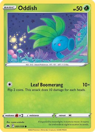SWSH: Crown Zenith Oddish #001
