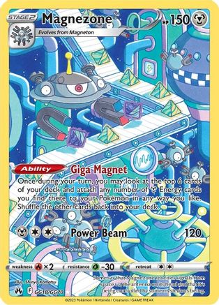 SWSH: Crown Zenith: Galarian Gallery Magnezone #GG18