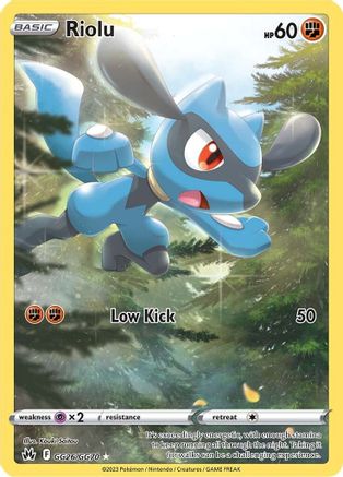 SWSH: Crown Zenith: Galarian Gallery Riolu #GG26