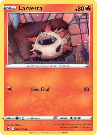 SWSH: Crown Zenith Larvesta #024
