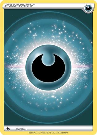 SWSH: Crown Zenith Darkness Energy (Texture Full Art) #158