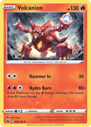 SWSH: Crown Zenith Volcanion #026