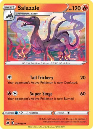 SWSH: Crown Zenith Salazzle #028