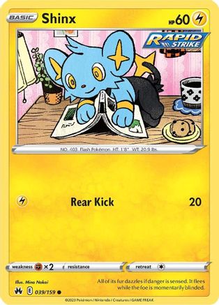 SWSH: Crown Zenith Shinx (39) #039