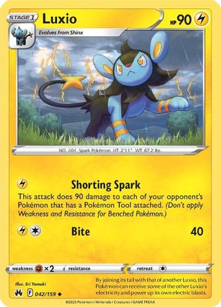 SWSH: Crown Zenith Luxio (42) #042