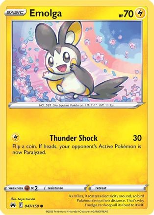 SWSH: Crown Zenith Emolga #047