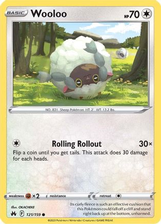 SWSH: Crown Zenith Wooloo #121