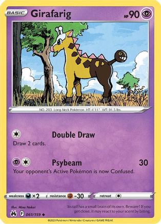 SWSH: Crown Zenith Girafarig #061