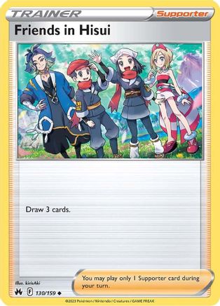 SWSH: Crown Zenith Friends in Hisui #130