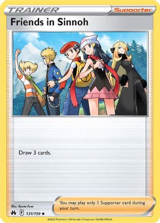 SWSH: Crown Zenith Friends in Sinnoh #131