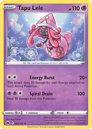 SWSH: Crown Zenith Tapu Lele #064