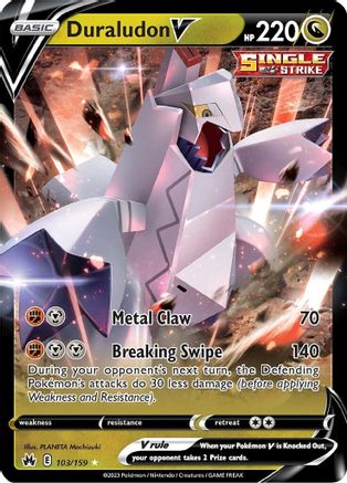 SWSH: Crown Zenith Duraludon V #103