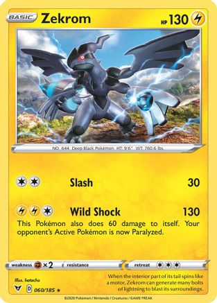 Miscellaneous Cards & Products Zekrom - 060/185 (Cosmos Holo) #060