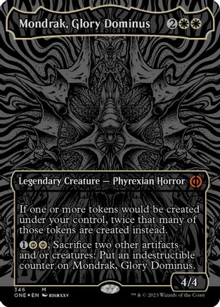 Mondrak, Glory Dominus (Oil Slick Raised Foil)