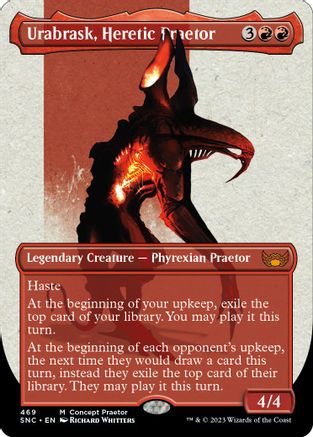 Urabrask, Heretic Praetor (Concept Praetor) (Step-And-Compleat Foil)