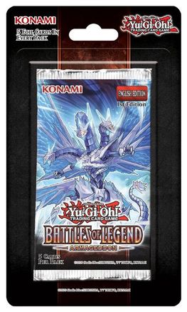 YuGiOh! Battles Of Legend: Armageddon Booster Pack – 1st Edition, Factory Sealed (5 Cards)