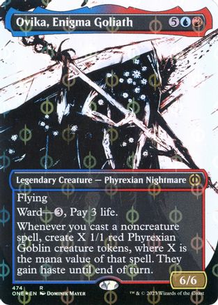 Ovika, Enigma Goliath (Showcase) (Step-and-Compleat Foil)