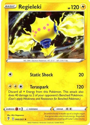 Miscellaneous Cards & Products Regieleki - 060/203 (Cosmos Holo) #060