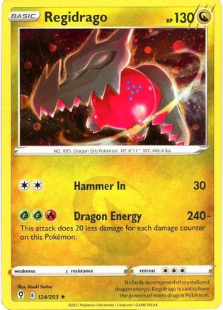Miscellaneous Cards & Products Regidrago - 124/203 (Cosmos Holo) #124