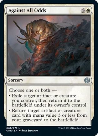 Against All Odds - Phyrexia: All Will Be One - Magic: The Gathering