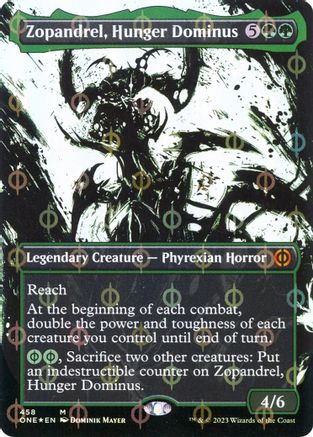 Zopandrel, Hunger Dominus (Showcase) (Step-and-Compleat Foil)