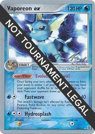 World Championship Decks Vaporeon ex - 2007 (Tom Roos) #110