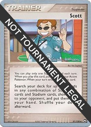 World Championship Decks Scott - 2008 (Tristan Robinson) #81