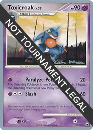 World Championship Decks Toxicroak - 2008 (Tristan Robinson) #31