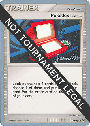 World Championship Decks Pokedex (HANDY910is) - 2009 (Jason Martinez) #114