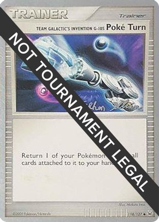 World Championship Decks Team Galactic's Invention G-105 Poke Turn - 2009 (Stephen Silvestro) #118