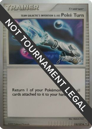 World Championship Decks Team Galactic's Invention G-105 Poke Turn - 2009 (Jason Martinez) #118