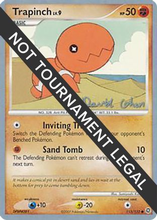 World Championship Decks Trapinch - 2009 (David Cohen) #115