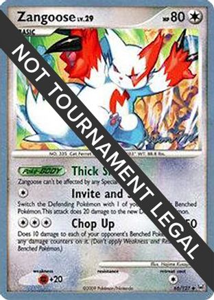World Championship Decks Zangoose - 2009 (Jason Martinez) #66
