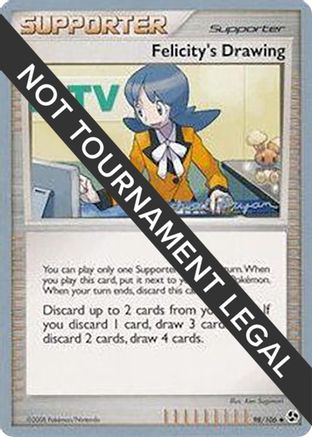 World Championship Decks Felicity's Drawing - 2010 (Mychael Bryan) #98