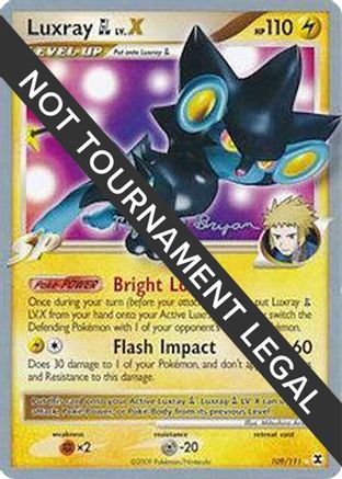 World Championship Decks Luxray GL LV.X - 2010 (Mychael Bryan) #109