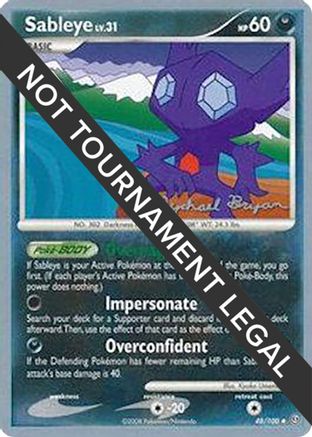 World Championship Decks Sableye - 2010 (Mychael Bryan) #48