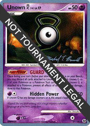 World Championship Decks Unown [G] - 2010 (Michael Pramawat) #57