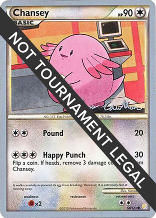 World Championship Decks Chansey - 2011 (Ross Cawthon) #58