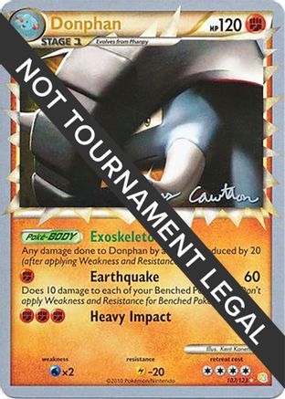 World Championship Decks Donphan - 2011 (Ross Cawthon) #107
