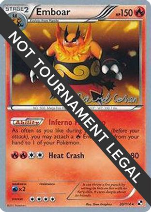 World Championship Decks Emboar - 2011 (David Cohen) #20